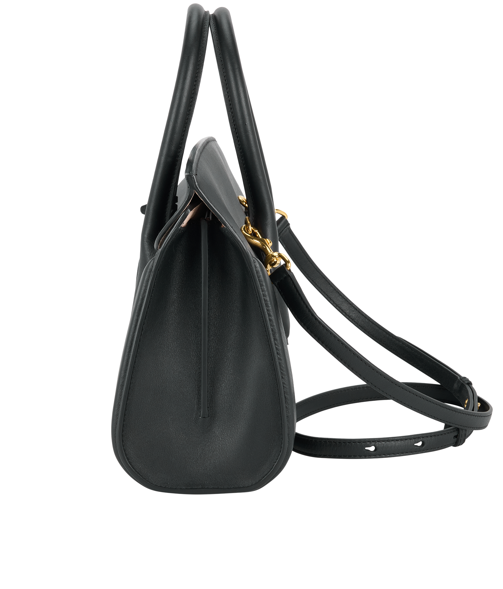 Heroine 30, &pound;550, Handbags, Black, Leather, Bottom view